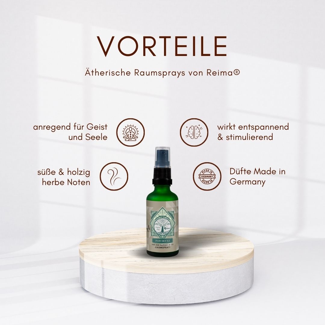 Ätherische Raumsprays Vorteile Patchouli