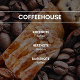 Raumduft "Coffeehouse": Frisch gebrühter, wohlriechender Kaffee und dazu noch der Duft von frischer Backware aus dem Ofen.