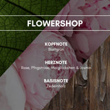 Raumduft "Flower Shop": Ein bunter Mix quer durch das Blumenbeet, basierend auf einer grünen Basisnote.