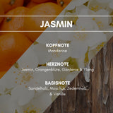 Raumduft "Jasmin": Ein unverkennbarer, romantisch sinnlicher Duft aus sanftem, kostbarem Jasmin.