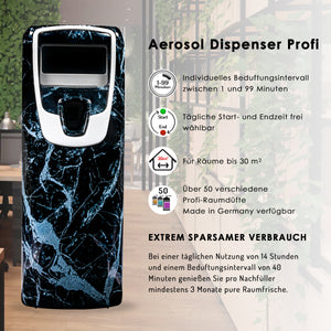 Aerosol Dispenser Marble mit KeyFacts