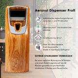Aerosol Dispenser Typ Wood mit KeyFacts