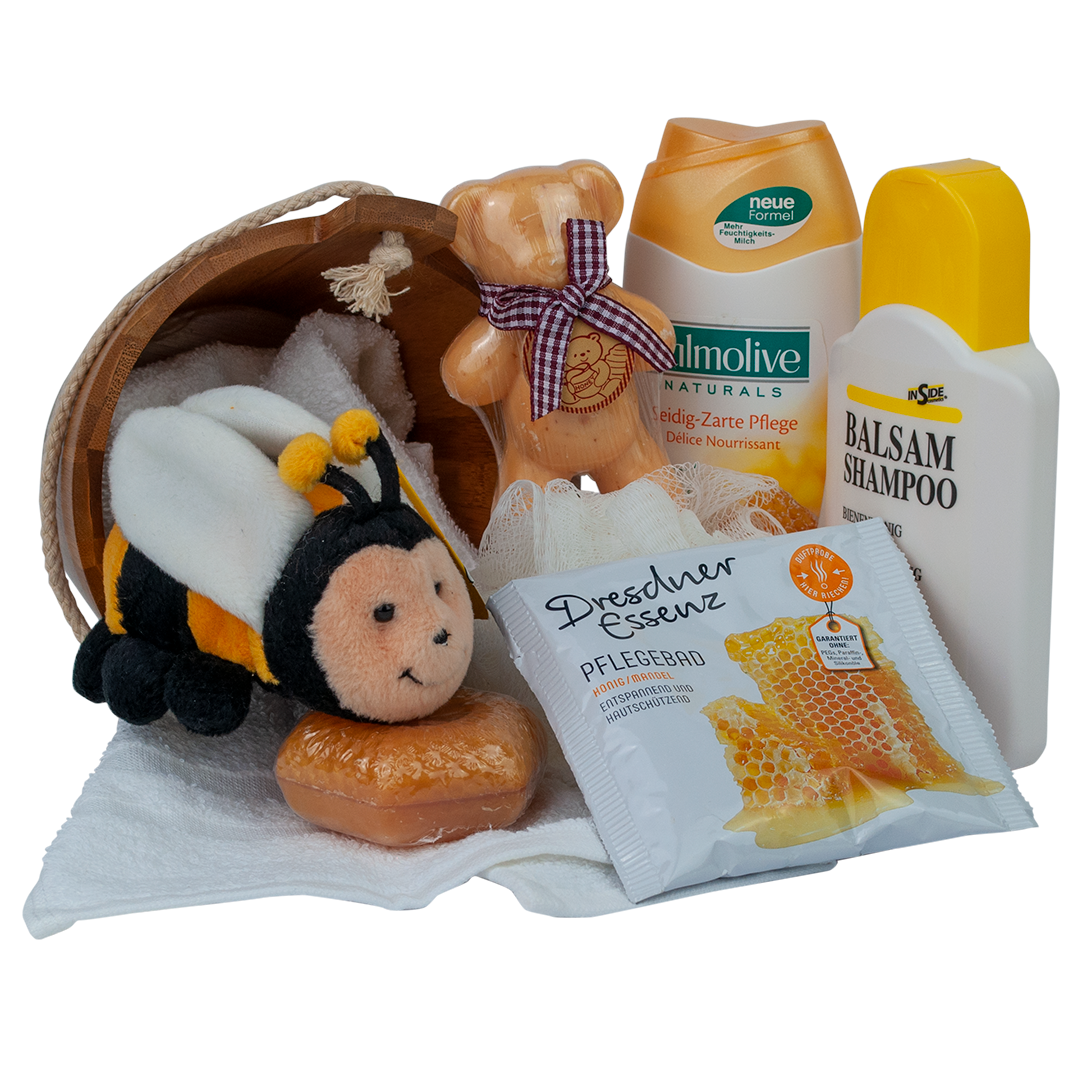 Geschenk-Set Bienenstock gesamt