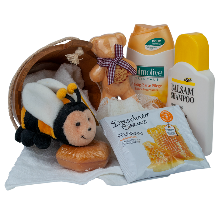 Geschenk-Set Bienenstock gesamt