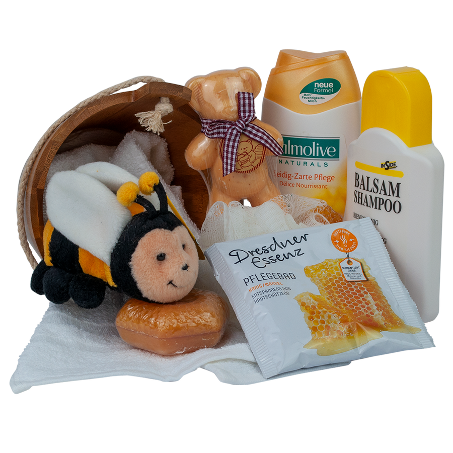 Geschenk-Set Bienenstock gesamt